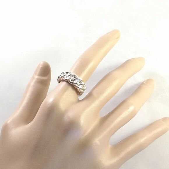 Sterling Silver Band Ring Size 6.75 - Picture 4 of 4